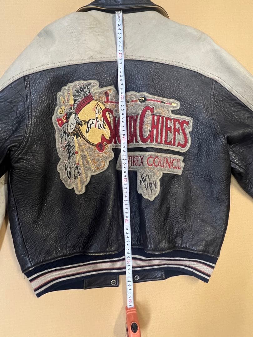 AVIREXアビレックスSioux Chiefs レザー ジャケット - メルカリ