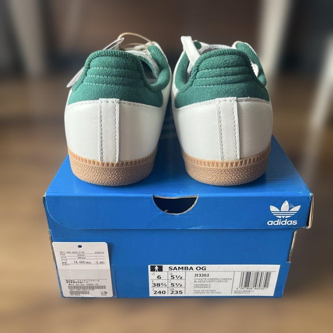 【新品未使用】adidas SAMBA OGスニーカー　 24.0cm
