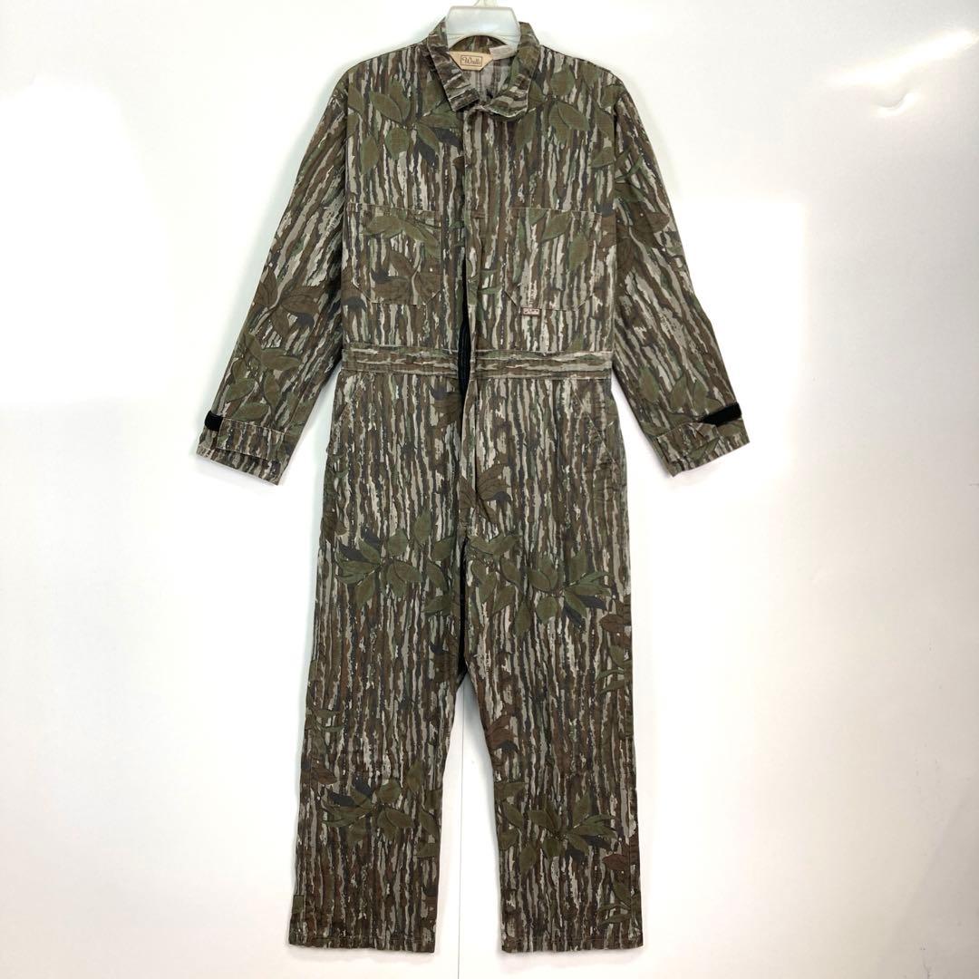USA製ウォールズwallsハンティングつなぎリアルツリーカモ