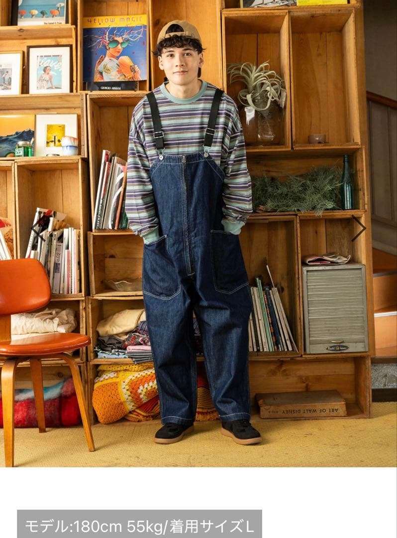 niko and JEANS 2025SS シンプルなオーバーオール - メルカリ