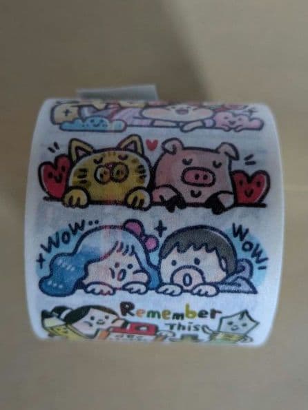 K86 MEATBALL ミートボール マスキングテープ マステ 海外マステ