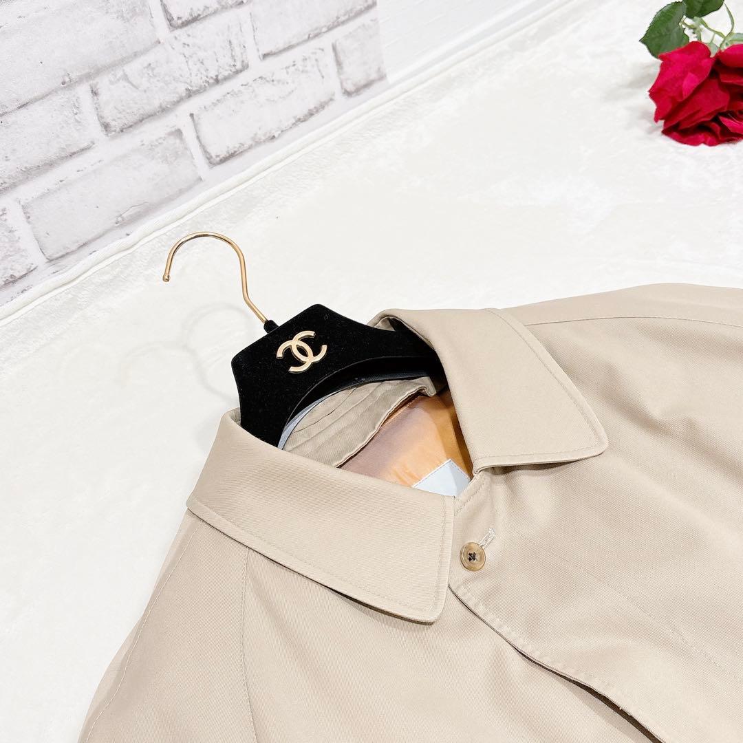 新品同様✨ アクアスキュータム ステンカラーコート ベージュ XL