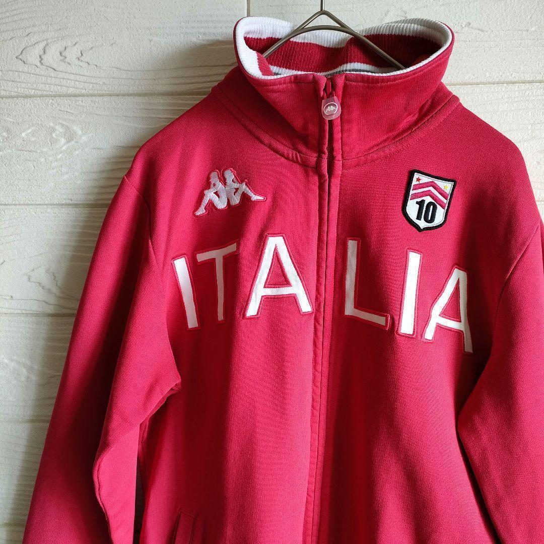 Kappa カッパ イタリア センター ビックロゴ トラックジャケット M