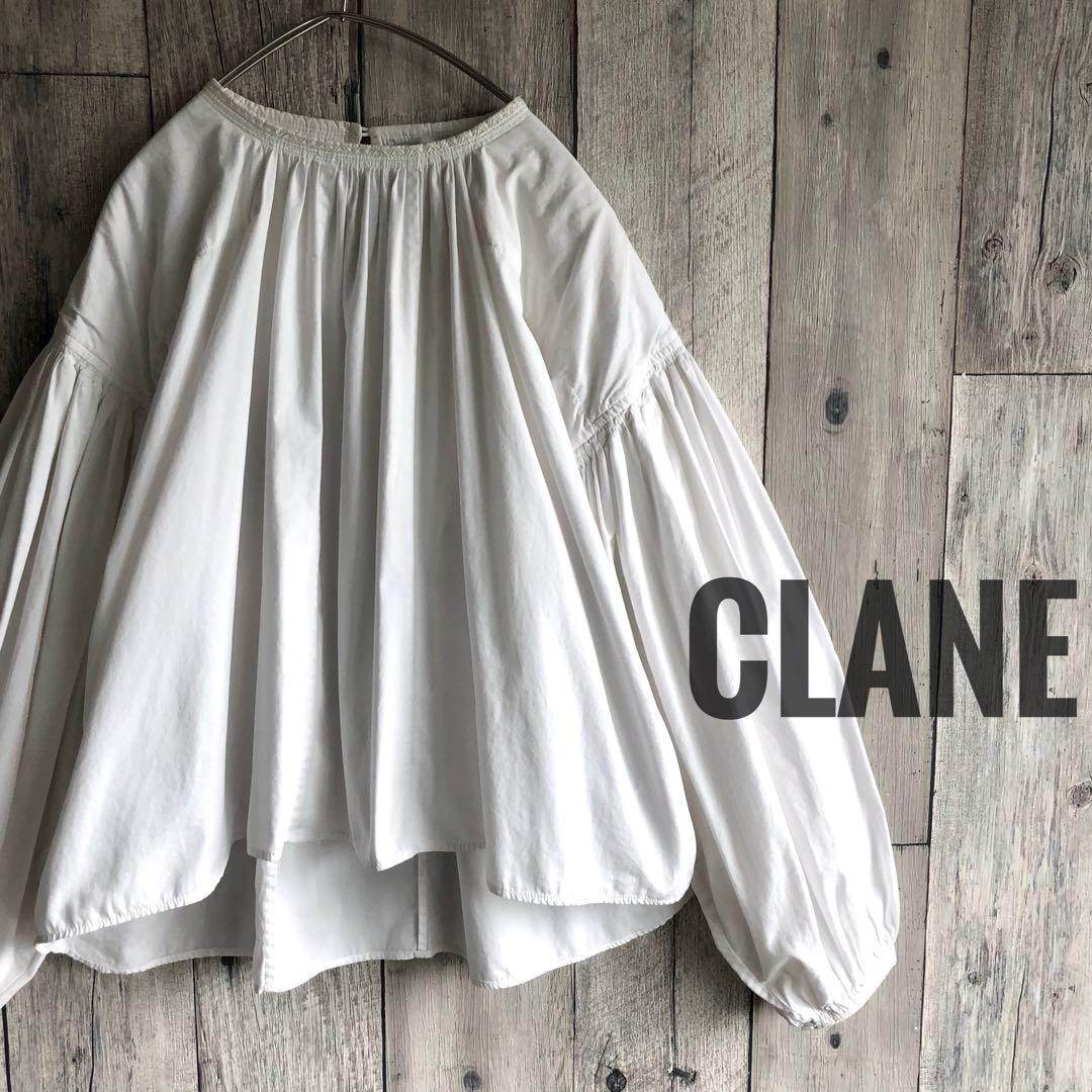CLANE クラネ バルーンスリーブ プルオーバー ブラウス スモックシャツ