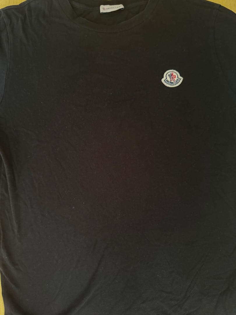 moncler Tシャツ　XS 中古・古着通販】MONCLER (モンクレール) ロゴTシャツ ブラック サイズ