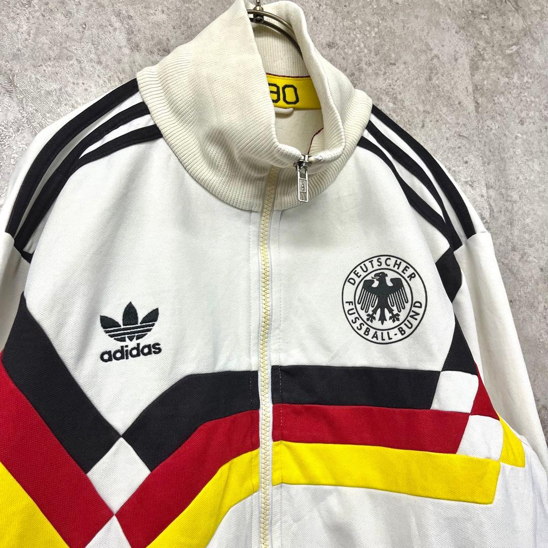 レアUS古着00s○アディダス ドイツ代表 刺繍トラックジャケット L