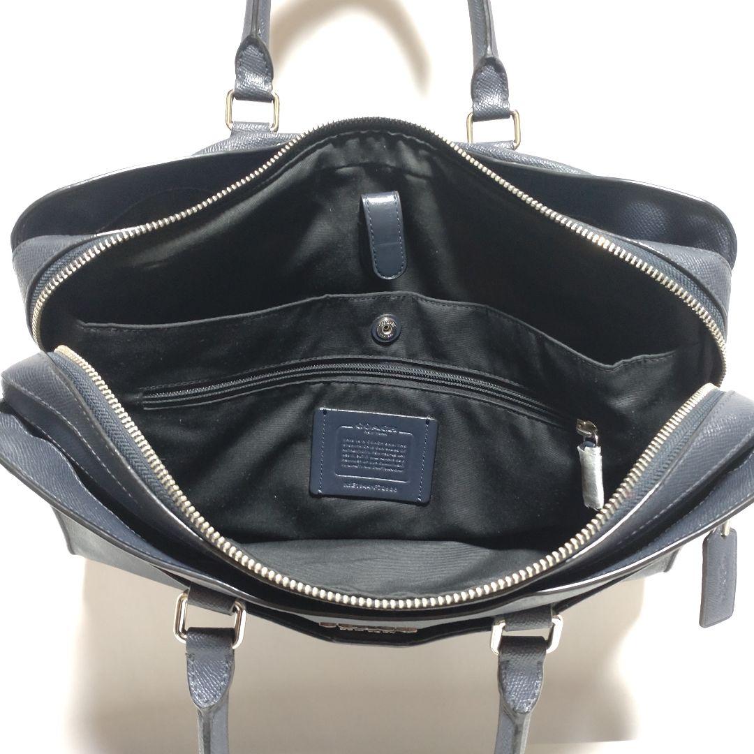 COACH コーチ ビジネスバッグ ブリーフケース ネイビー F72988 - メルカリ