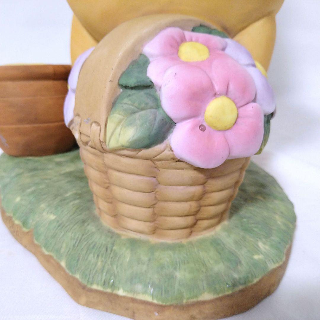 加藤工芸 くまのプーさん スタチュー 陶器 置き物 ガーデニング ビッグ
