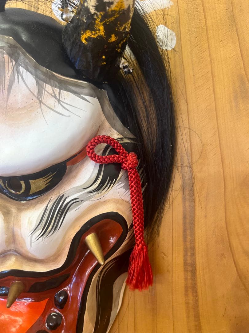 般若面 般若 お面 鬼面 額付 魔除け 厄除け インテリア 昭和 レトロ 升