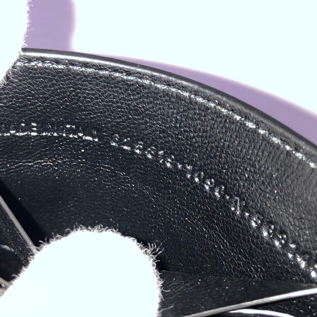 新品未使用 バレンシアガ マネークリップ 札入れ シボ革 レザー 黒