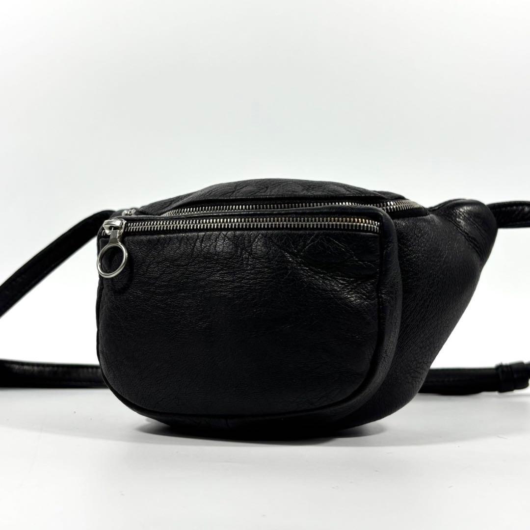 ✨希少 美品✨アエタ DA11 S ボディバッグ ディアスキン ブラック 黒 Aeta アエタ ディアレザー ショルダー ポーチ Sサイズ “DEER” da111-yo