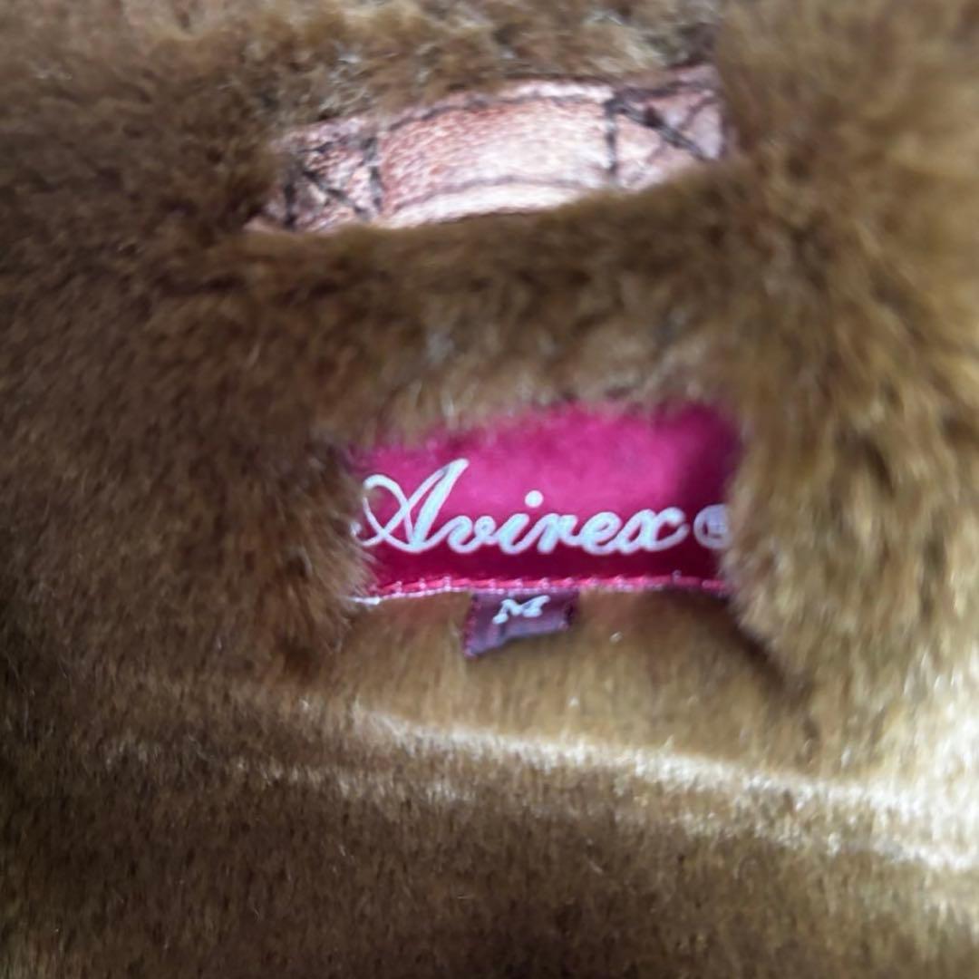 AVIREX✨激レア B-1フライトジャケット クロコ型押し リアルムートン M