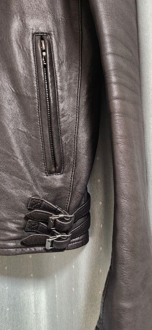 中田英寿着用 アタッチメント ラムレザー シングルライダース - メルカリ