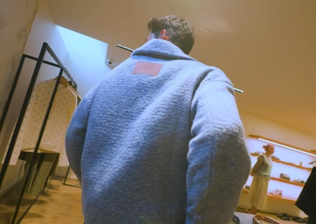 上杉柊平着用】JW ANDERSON ウールジャケット ブルーXS - メルカリ