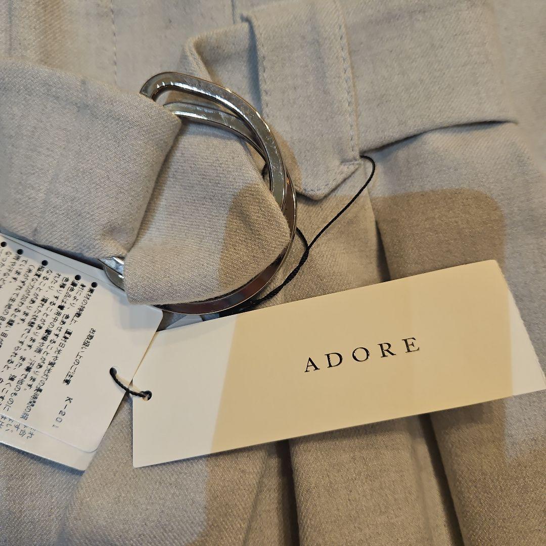 新品タグ付き】アドーアADORE パンツ ベルト付き 定価39000円 - メルカリ