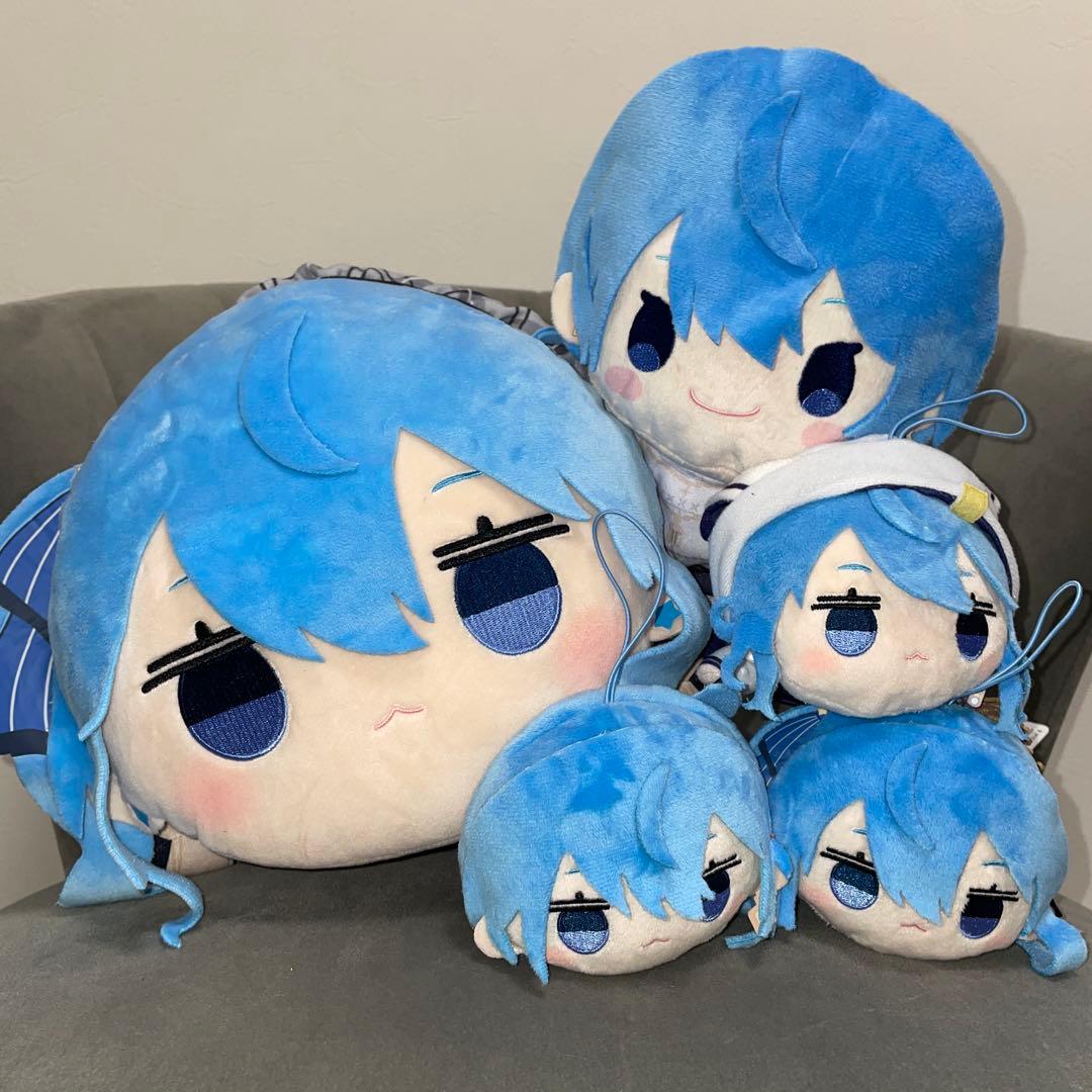 ホロライブ寝そべりBIGぬいぐるみー星街すいせいー寝そべりミニマス