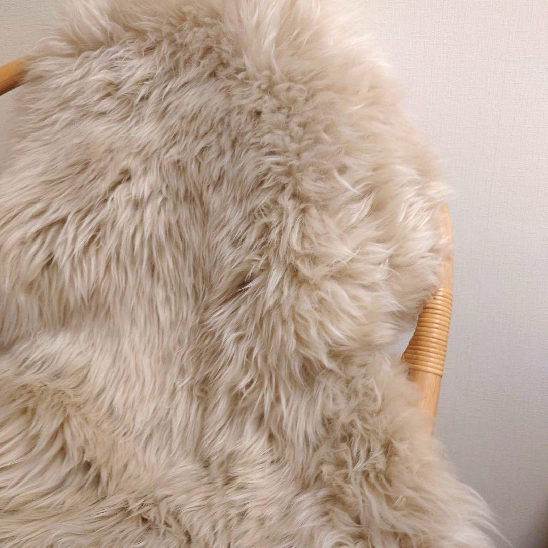シープスキン ネイチャーコレクション ムートン ラムファー 毛皮カバー