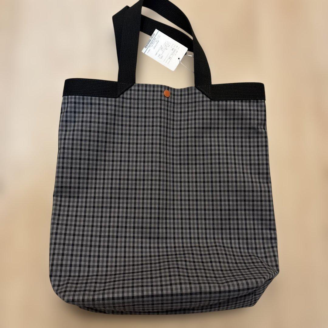 完売品 familiar ファミリア 限定 トートバッグ ブラック 黒 チェック