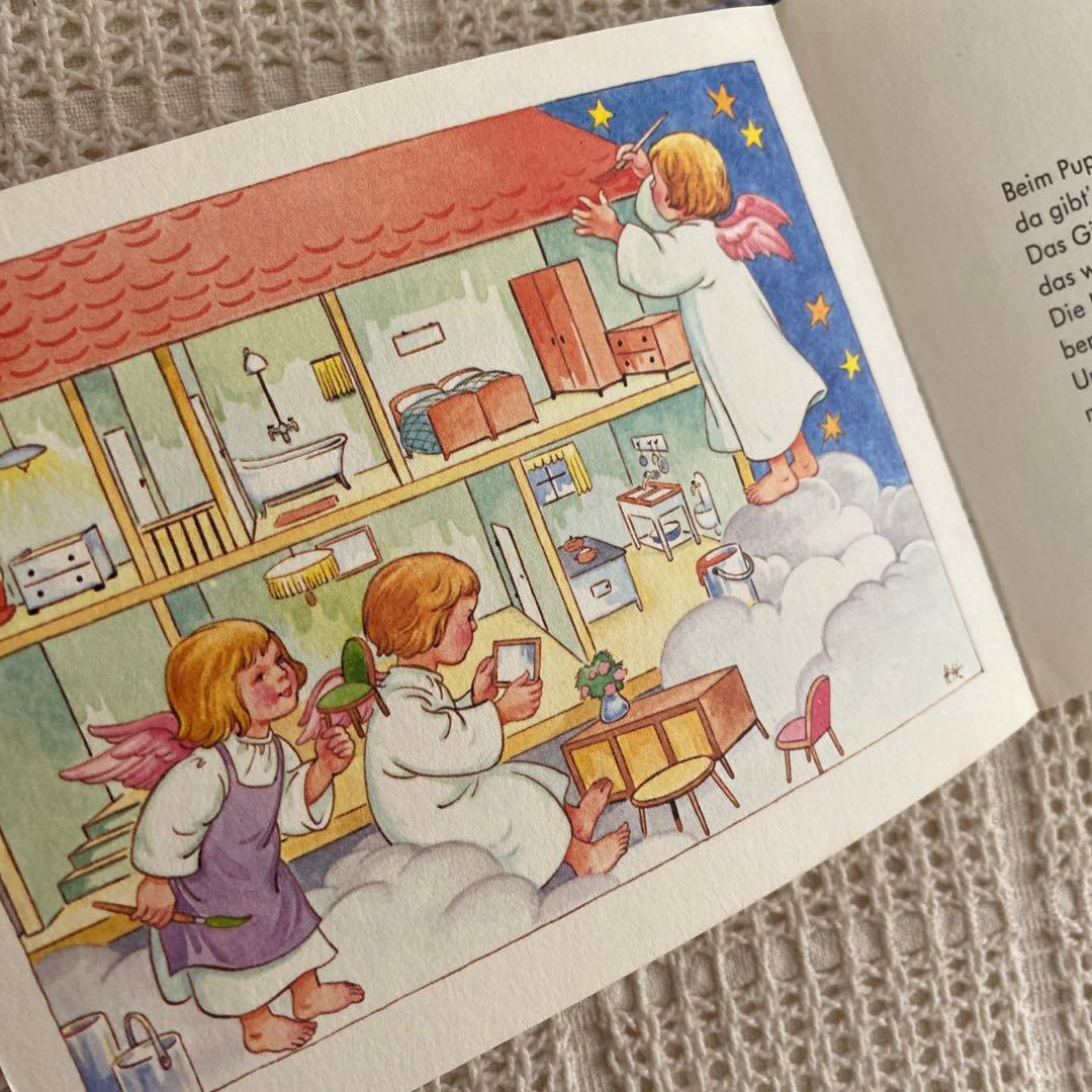 ドイツの小さな絵本 Hanna Helwig クリスマスの夜の天使達の物語