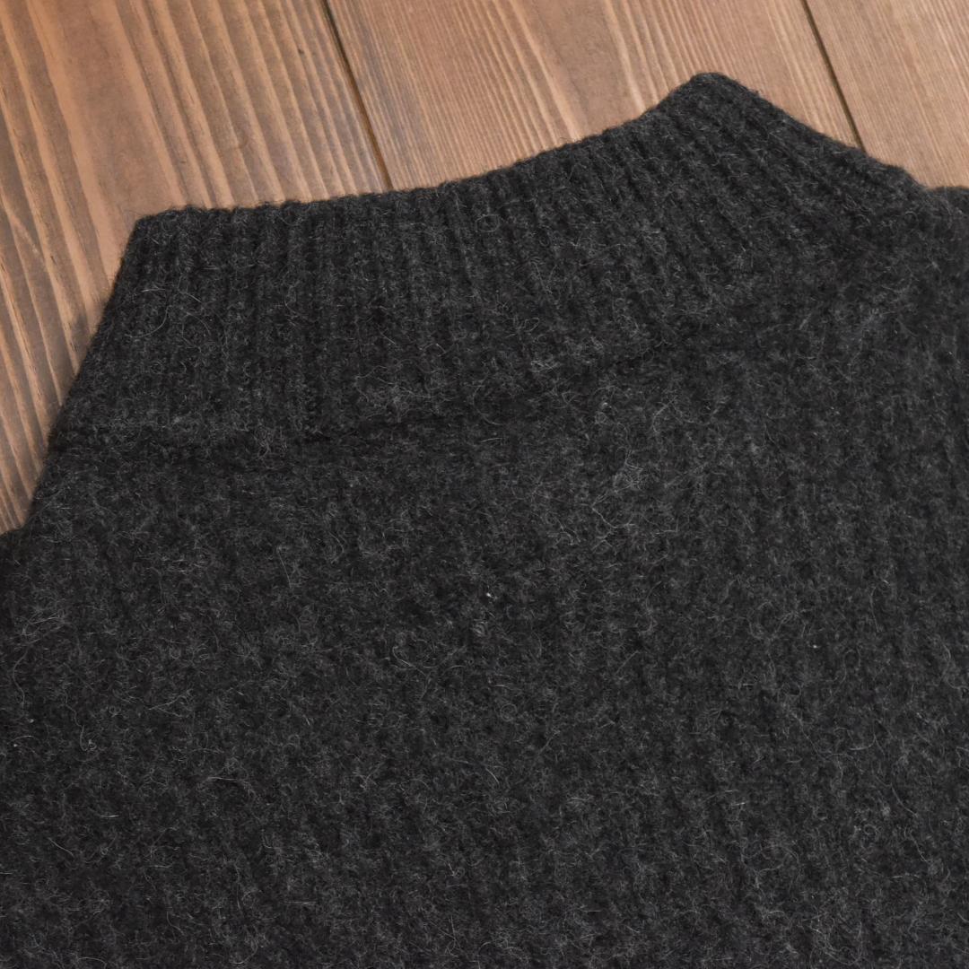 L.L.Bean USA製 アルパカ混ウール フルジップ ドライバーズニット