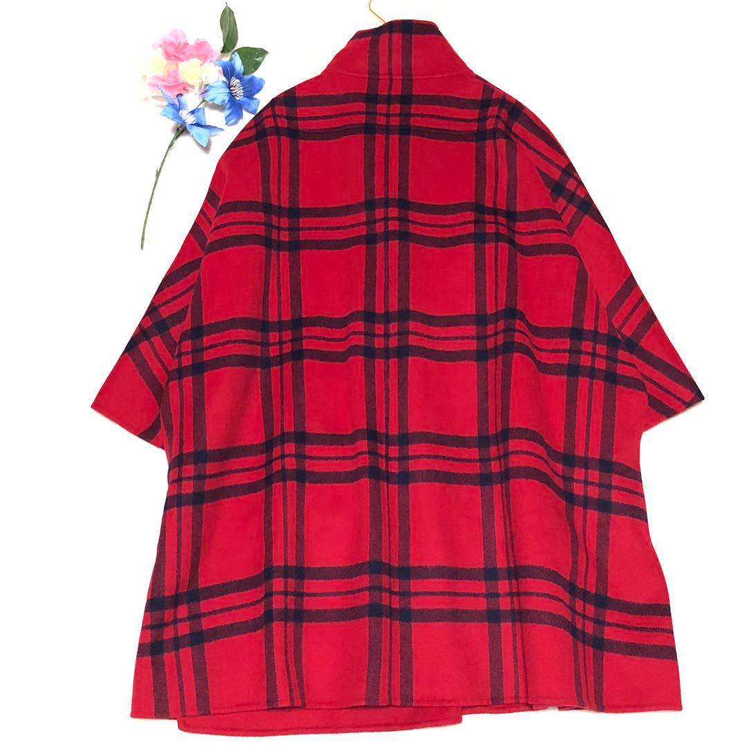 未使用級 マリナリナルディ ステンカラーコート リバーシブル クチート