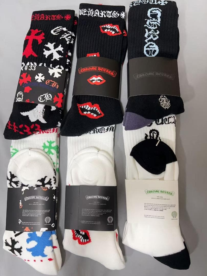 お早めに☆クロムハーツ☆新品ソックス/靴下/2足セット/組み合わせ自由