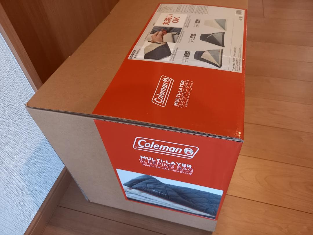 新品：コールマン 寝袋 　マルチレイヤースリーピングバッグ 快適温度 -5℃