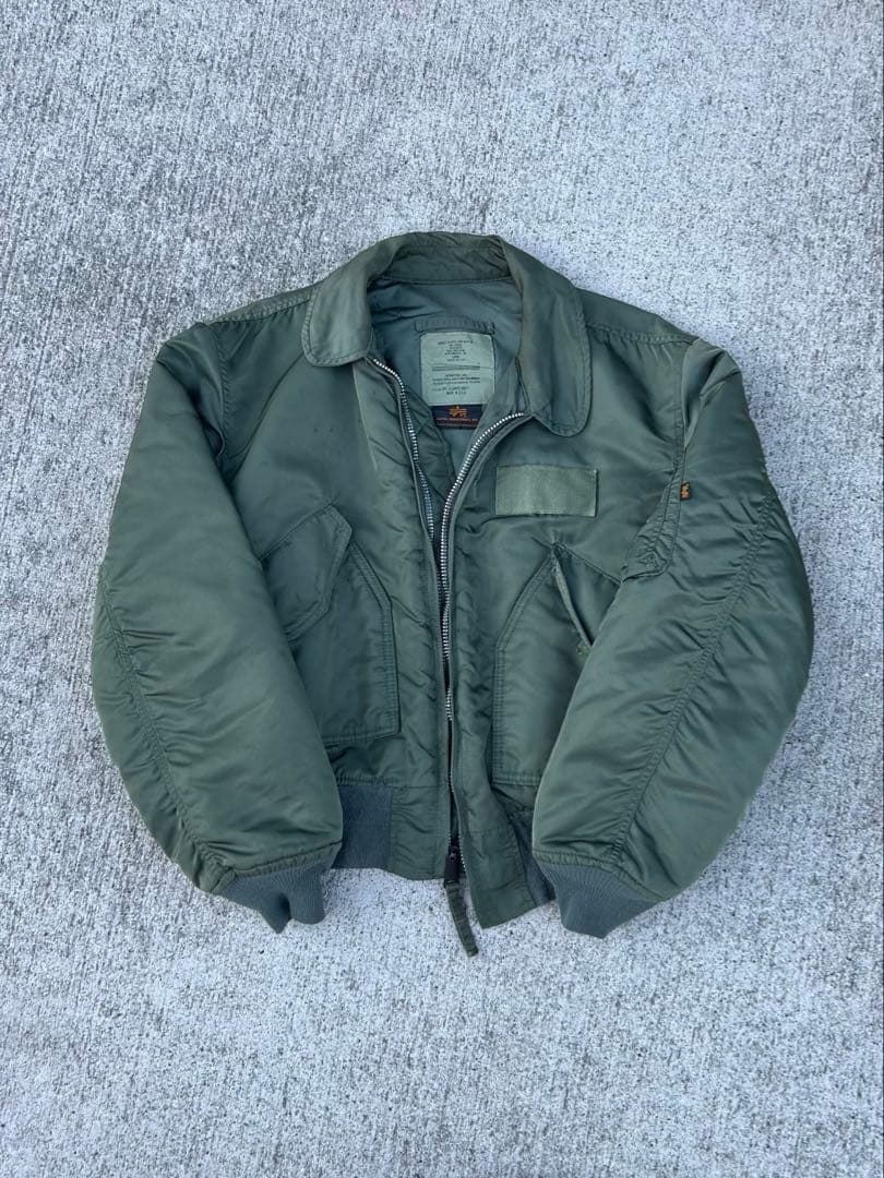 も*も様 90s USA製 アルファ CWU-45P フライトジャケット L オ de61fdfff4f473c7685e1f04a0fca3