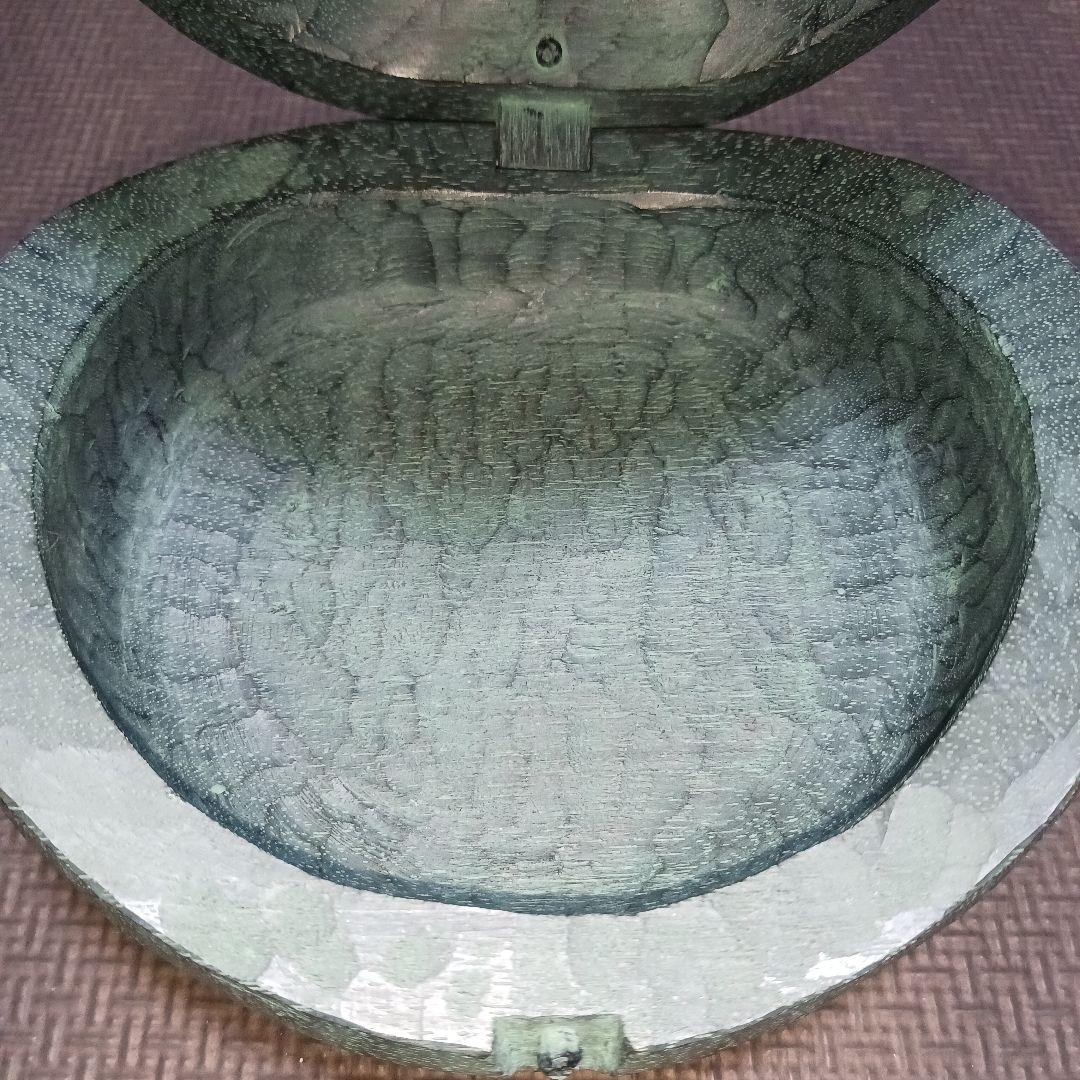 【木林】荒井修　木彫り　小物入れ