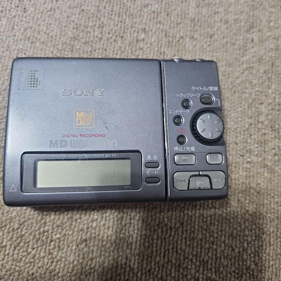 ジャンク品！SONY MD WALKMAN MZ-R3 MDプレーヤー - メルカリ