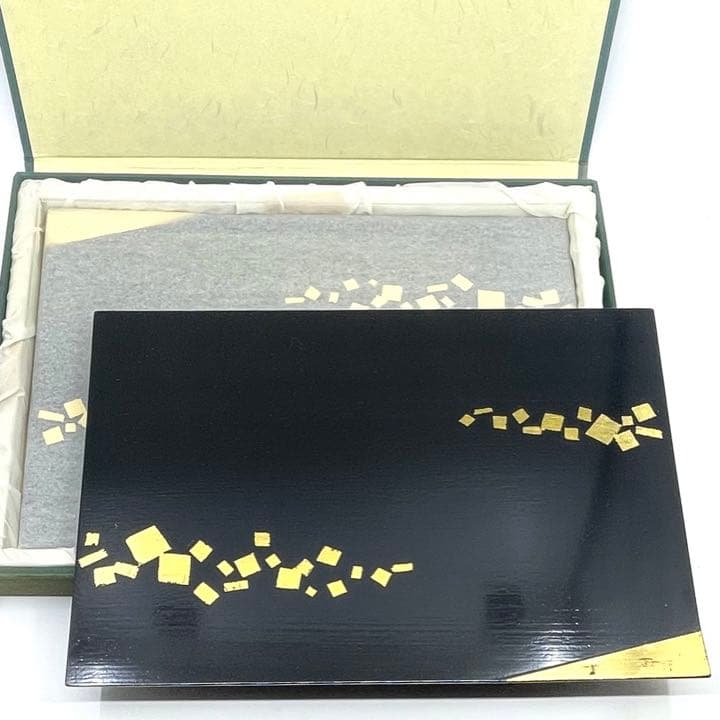 輪島塗　折敷　2枚セット 伝統工芸・輪島塗 「折敷盆」 中塗 【7】 お盆・トレイ konekotati