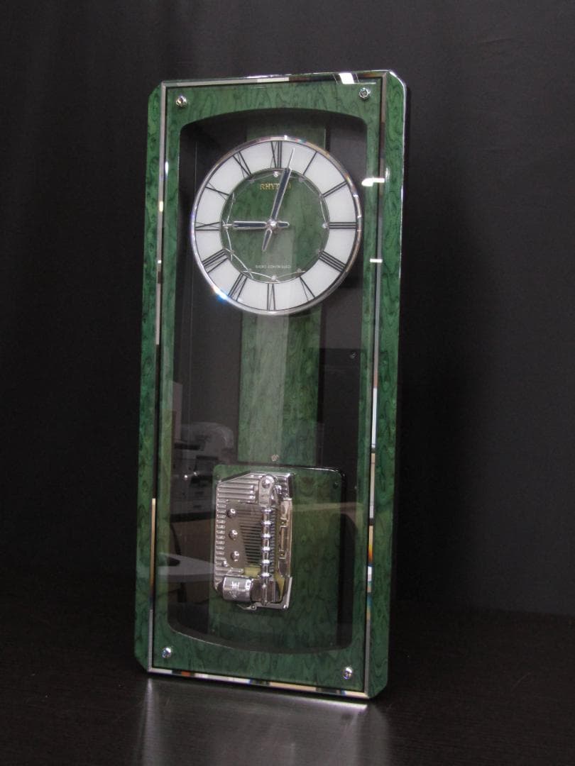 【最終値下】【展示品】リズム時計 ハイグレード掛時計 プライムオルガニートMN b644mn532hg-1.jpg