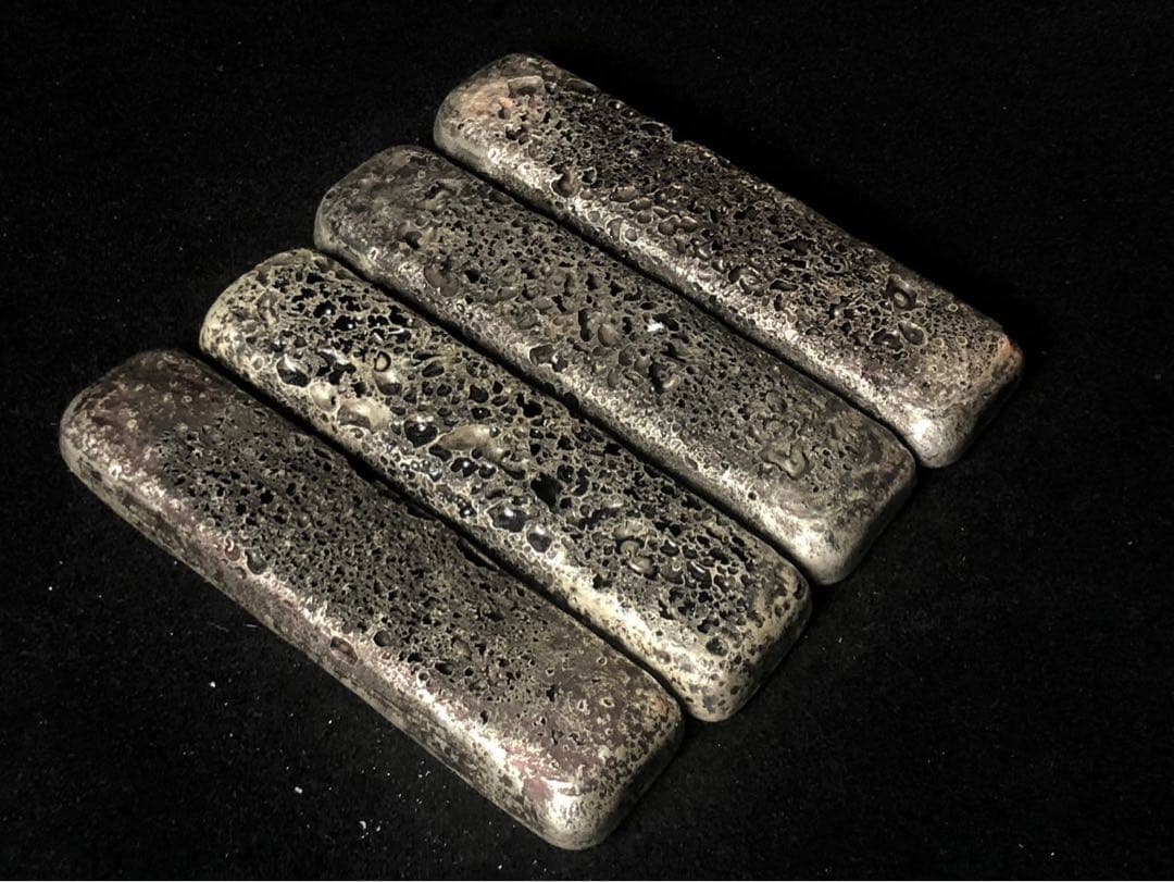 中国古銭 大清光緒 十九年 銀條 銀棒 鎮紙 古銭 銀貨 清朝