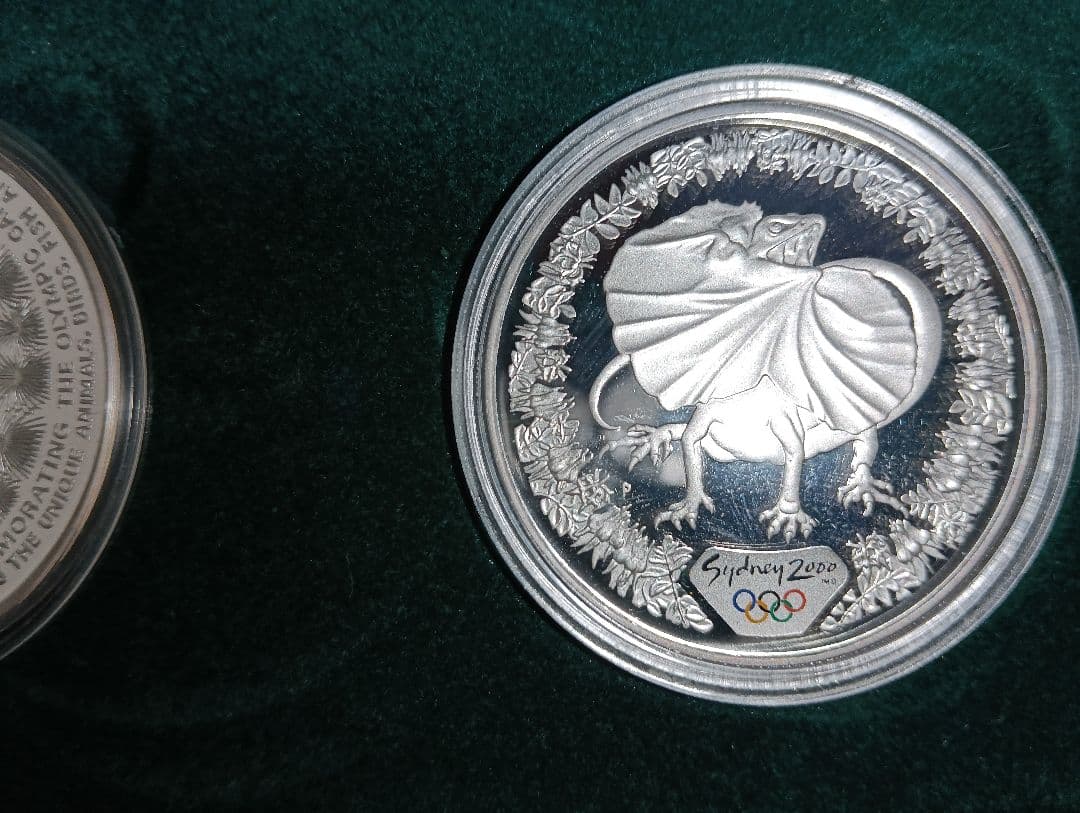 オーストラリア シドニーオリンピック王立造幣局発行銀貨 純銀 総重量 221g