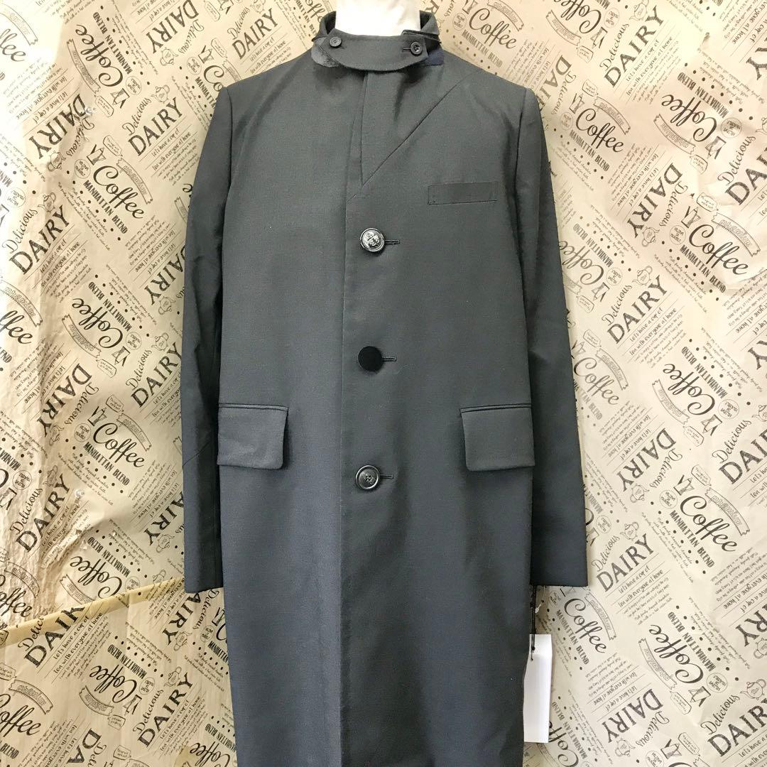 サカイ シングルブレスト二重襟 チェスターコート 21-02454M S2765 Sacai 21AW 二重襟 シングルブレスト チェスターコート チェスター