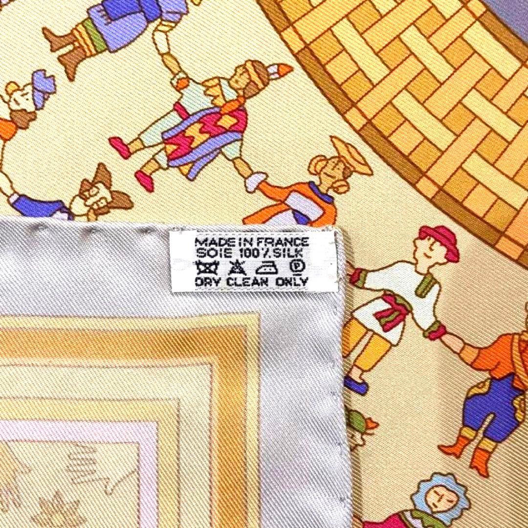 極美品 箱付未使用 エルメス シルクスカーフ カレ90 手を差し伸べる 手