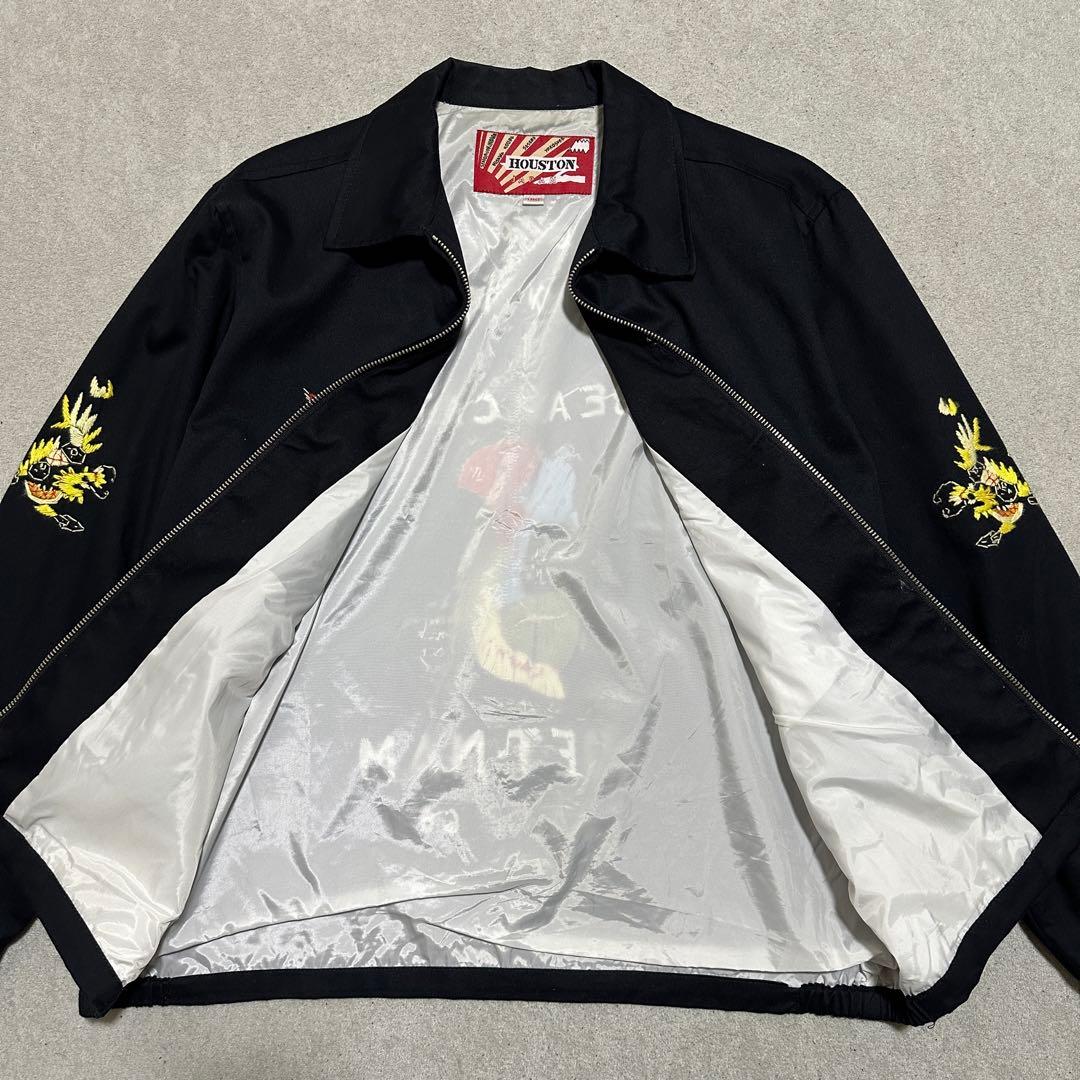 H*4様 希少旧タグ✨ メンズL ベトジャン HOUSTON 虎 地図 MAP - メルカリ