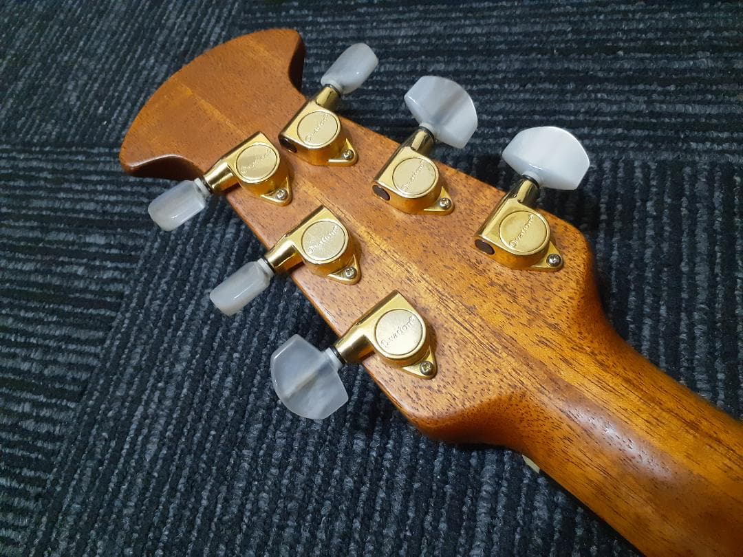 Ovation CU247 上位機種OP30搭載 指板エボニー染色 エレアコ - メルカリ