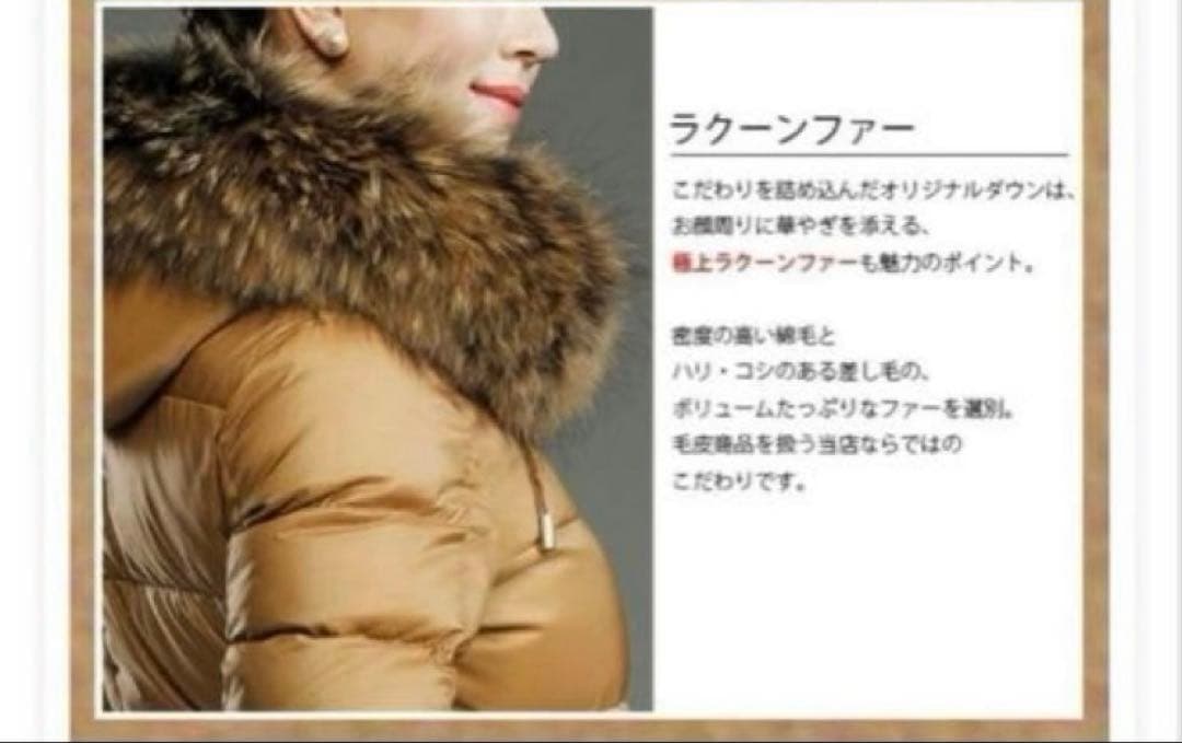 La MODE ラモード ダウンコート ファー Aライン ウォッシャブル - メルカリ