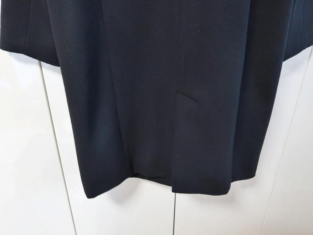 美品□レリアン□大きいサイズ13+□上品なノーカラーミディアム丈の