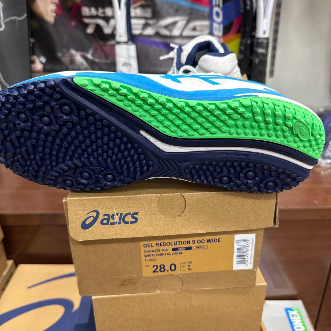 シューズ(男性用) ASICS GEL-RESOLUTION 9 OC WIDE 28.0cm
