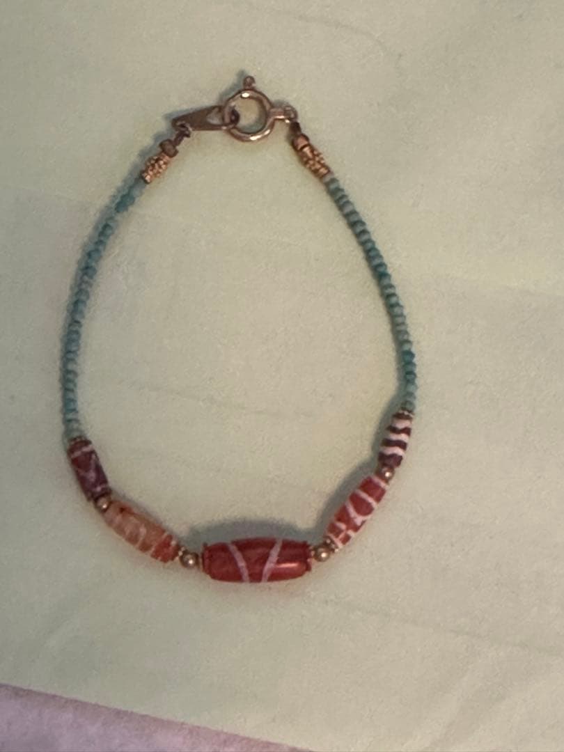 大開運　エッヂド・カーネリアン　ターコイズ　18K 天珠 楽天市場】ターコイズ(トルコ石) ネックレス 24.26ct K18WG 24ct 24