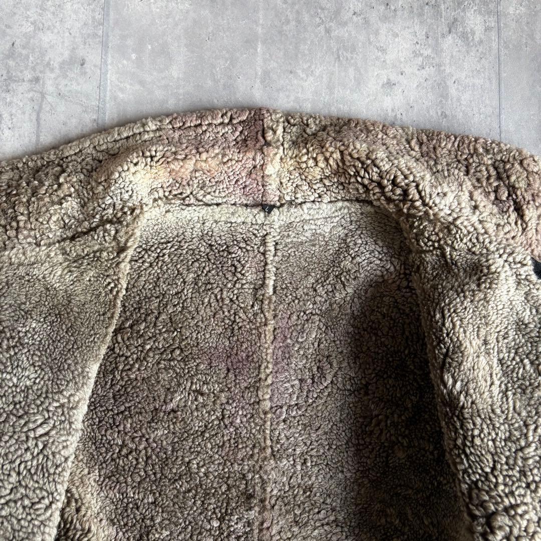 90s vintage】B-3 フライトジャケット ヌバック 本革 墨黒 短丈 - メルカリ