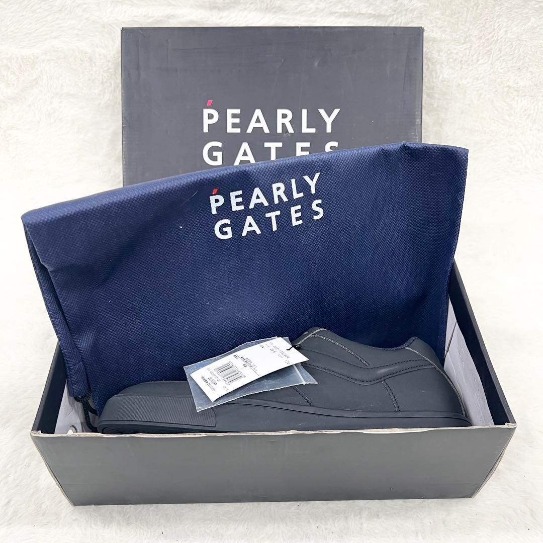 【新品】 パーリーゲイツ ローカット ゴルフシューズ ネイビー 24.5cm