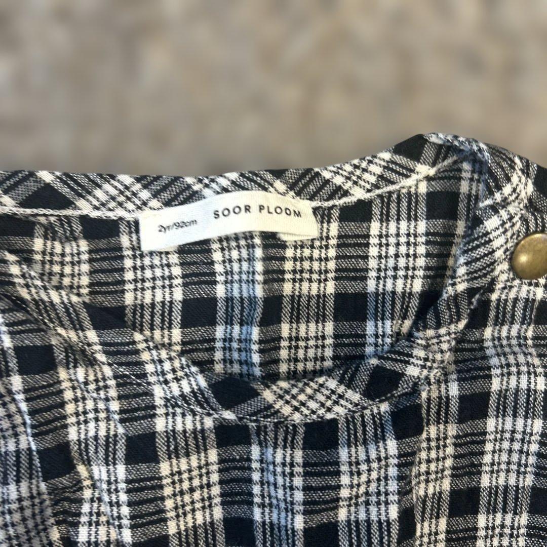 soor ploom Tippi Pinafore チェック柄2y - メルカリ
