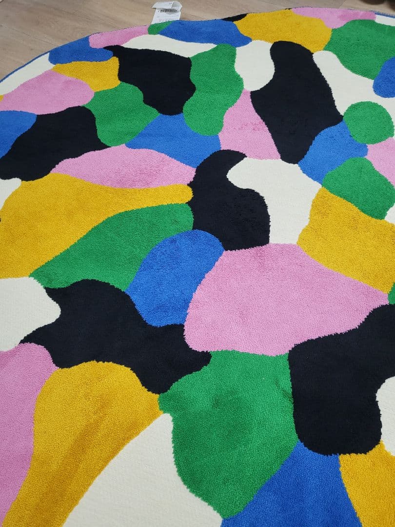 IKEA ラグ イドロッツハル マルチカラー - メルカリ