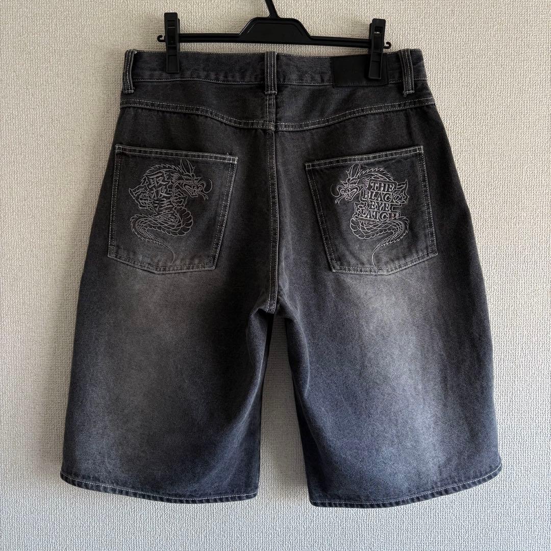 BLACKEYEPATCH ブラックアイパッチ バギー デニム ショーツ L - メルカリ