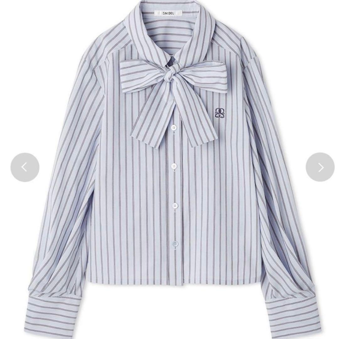 snidel スナイデル ボウタイシャツ - メルカリ