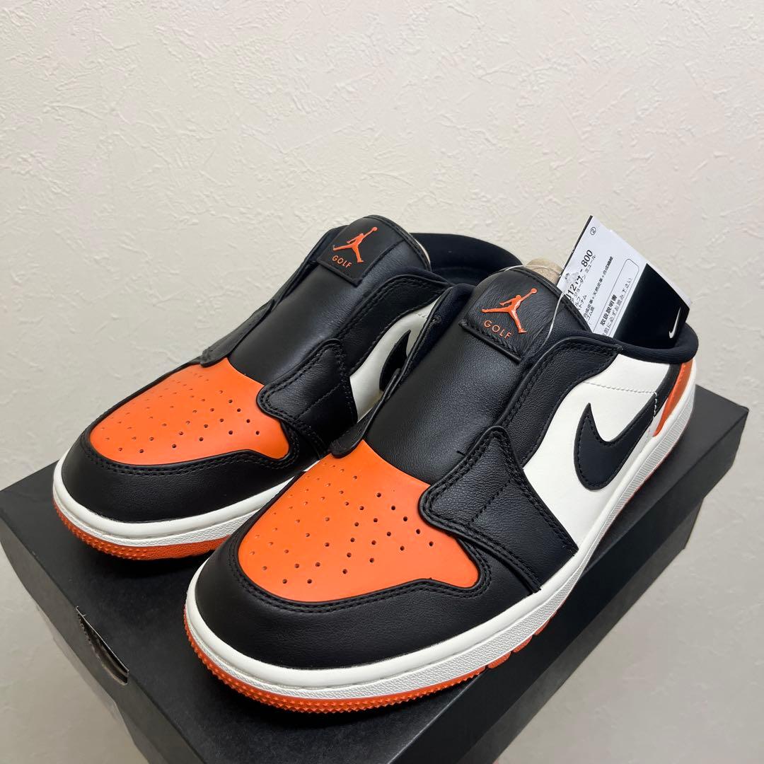 27.5cm ナイキ エア ジョーダン 1 ミュール ゴルフ 定価以下 - メルカリ