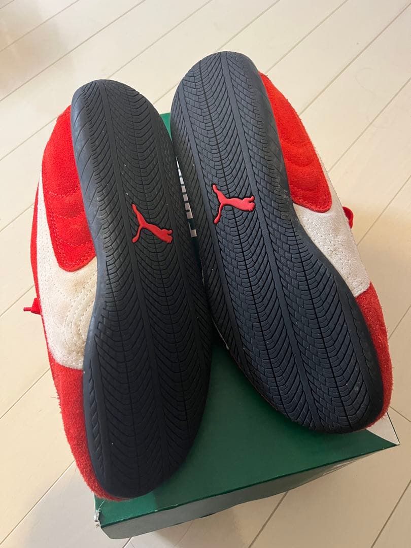 PUMA スニーカー　スピードキャッ　24.5cm レッド/ホワイト